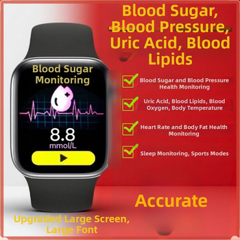 Chytré hodinky s monitorovaním srdcového tepu, meraním krvného tlaku, saturácie kyslíkom, sledovaním spánku a Bluetooth hovorov