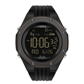 X-Geqck elektronički sat s praćenjem sna, brojanje koraka, štoperica, alarm, vodootporan do 50 m