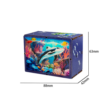 Fa panda témájú zenei doboz éjjeli lámpa – Gravírozás; Lézeres UV nyomtatás; Logó nyomtatás elérhető; Ajándék