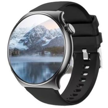 Okosóra nem invazív vércukor, vérnyomás, pulzus, vér oxigén-szint és húgysav monitorozással (Bluetooth hívások, NFC, 7-14 napos akkumulátor)