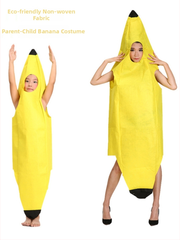 Kostim Banana cosplay za nastup - unisex, folklorni ples, chenille tkanina, jesen 2024, oznaka proizvoda 1024167901