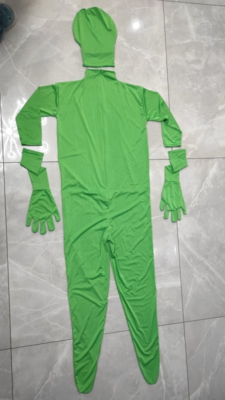 Halloween dvodijelni nevidljivi ninja kostim za scenu i film