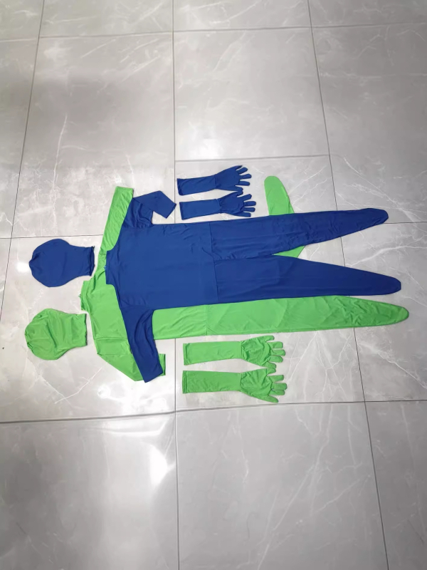 Halloween dvodijelni nevidljivi ninja kostim za scenu i film