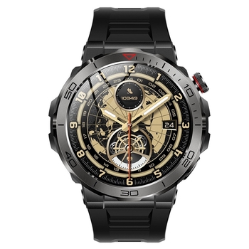 MK68 Ceas Inteligent | Ecran AMOLED 1,43 inch, autonomie baterie 7–14 zile | Monitorizare sănătate: ritm cardiac, tensiune arterială, oxigen în sânge | Monitorizare somn și pedometru | Busolă încorporată și apeluri Bluetooth