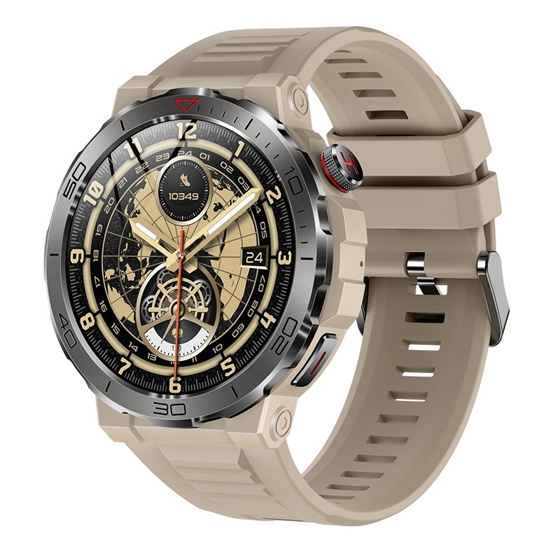 MK68 Ceas Inteligent | Ecran AMOLED 1,43 inch, autonomie baterie 7–14 zile | Monitorizare sănătate: ritm cardiac, tensiune arterială, oxigen în sânge | Monitorizare somn și pedometru | Busolă încorporată și apeluri Bluetooth