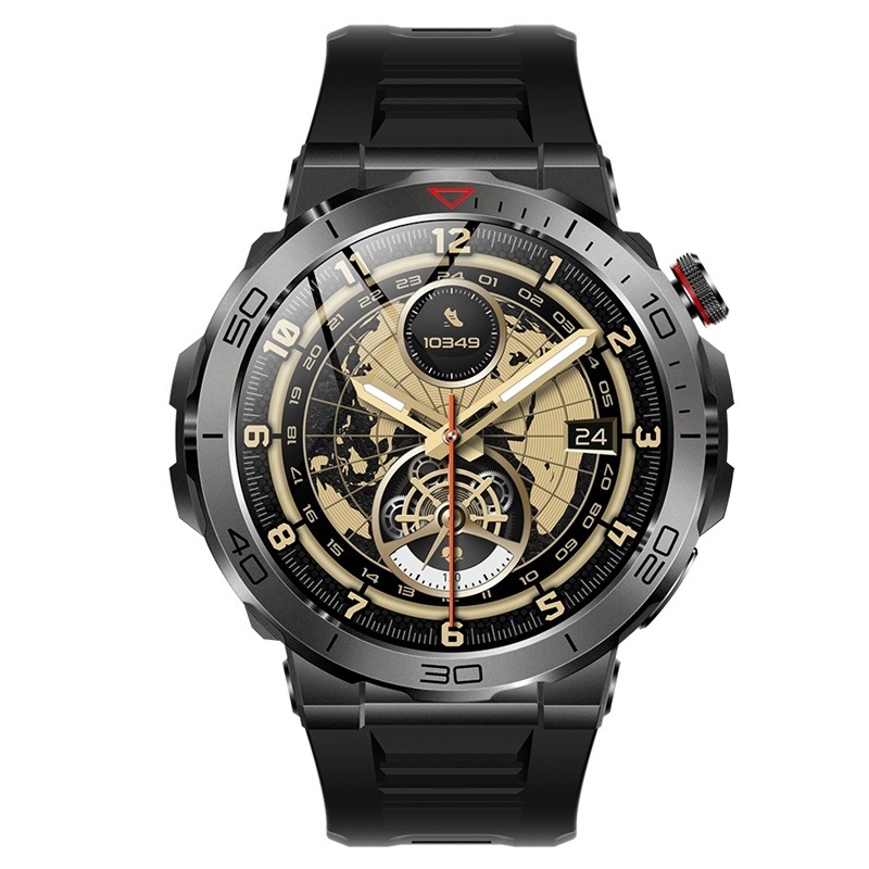 MK68 Ceas Inteligent | Ecran AMOLED 1,43 inch, autonomie baterie 7–14 zile | Monitorizare sănătate: ritm cardiac, tensiune arterială, oxigen în sânge | Monitorizare somn și pedometru | Busolă încorporată și apeluri Bluetooth