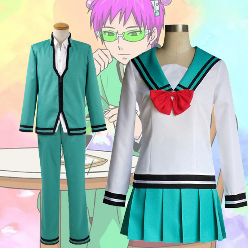 Cosplay kostim Saiki Kusuo školska uniforma - unisex, laneno-poliesterna smjesa, 90% poliester, jesen 2022 izlazi