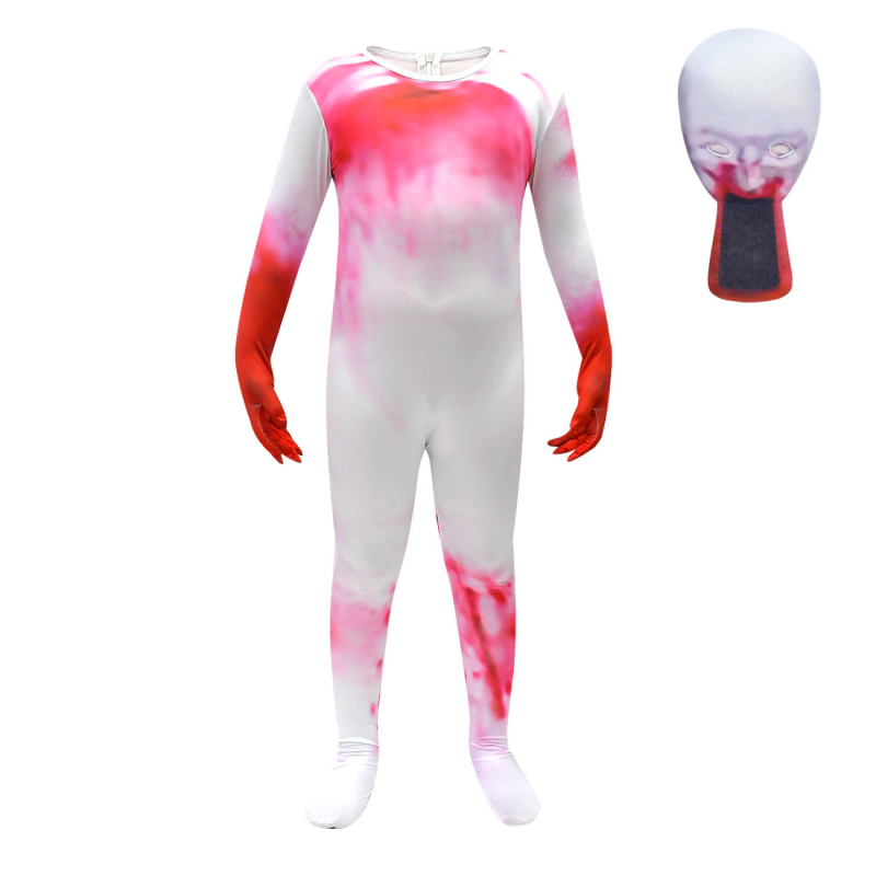 Dječji Halloween cosplay kostim, uski kroj, horor tema za izvedbe, acetat vlakno 65%