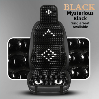 Autosedačová podložka s drevenými korálkami a bedrovou oporou, priedušná letná podložka (Materiál: voňavé drevo; Pôvod: Heilongjiang; Špecifikácia: Všeobecná)