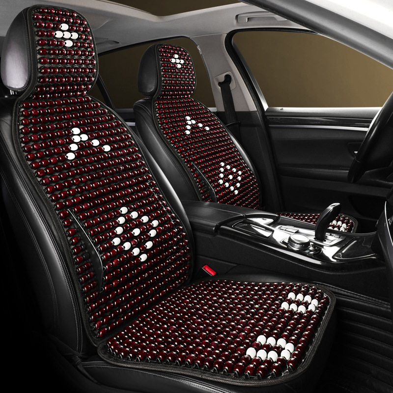 Μαξιλάρι καθίσματος αυτοκινήτου με ξύλινες χάντρες και στήριξη μέσης, αναπνεύσιμο καλοκαιρινό χαλάκι (Υλικό: αρωματικό ξύλο; Προέλευση: Heilongjiang; Προδιαγραφή: Γενική)