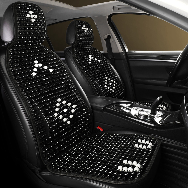 Μαξιλάρι καθίσματος αυτοκινήτου με ξύλινες χάντρες και στήριξη μέσης, αναπνεύσιμο καλοκαιρινό χαλάκι (Υλικό: αρωματικό ξύλο; Προέλευση: Heilongjiang; Προδιαγραφή: Γενική)