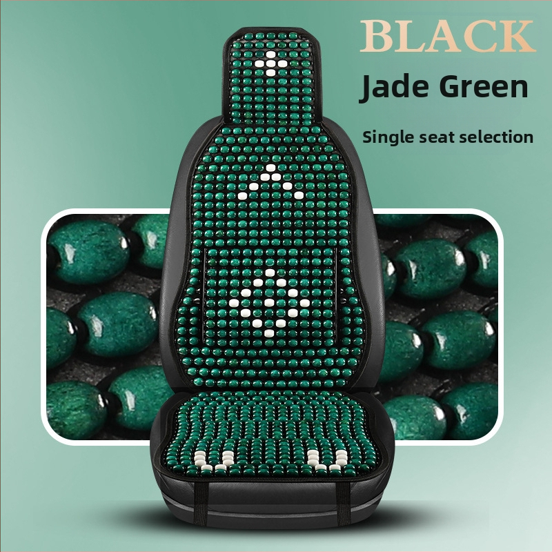 Autosedačová podložka s drevenými korálkami a bedrovou oporou, priedušná letná podložka (Materiál: voňavé drevo; Pôvod: Heilongjiang; Špecifikácia: Všeobecná)