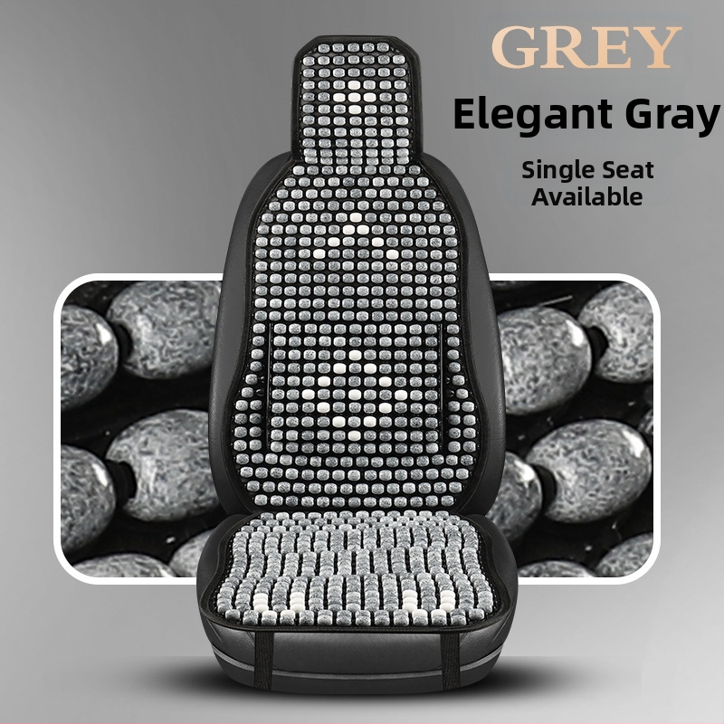 Autosedačová podložka s drevenými korálkami a bedrovou oporou, priedušná letná podložka (Materiál: voňavé drevo; Pôvod: Heilongjiang; Špecifikácia: Všeobecná)