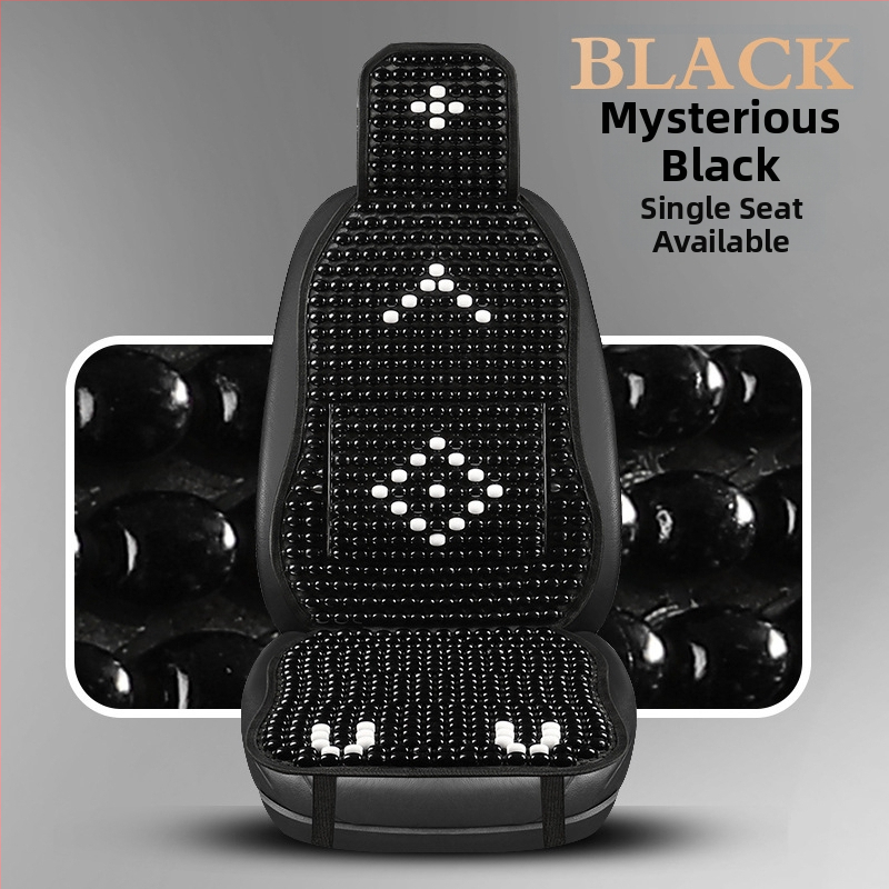 Autosedačová podložka s drevenými korálkami a bedrovou oporou, priedušná letná podložka (Materiál: voňavé drevo; Pôvod: Heilongjiang; Špecifikácia: Všeobecná)