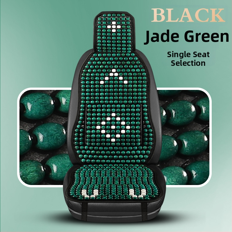 Autosedačová podložka s drevenými korálkami a bedrovou oporou, priedušná letná podložka (Materiál: voňavé drevo; Pôvod: Heilongjiang; Špecifikácia: Všeobecná)