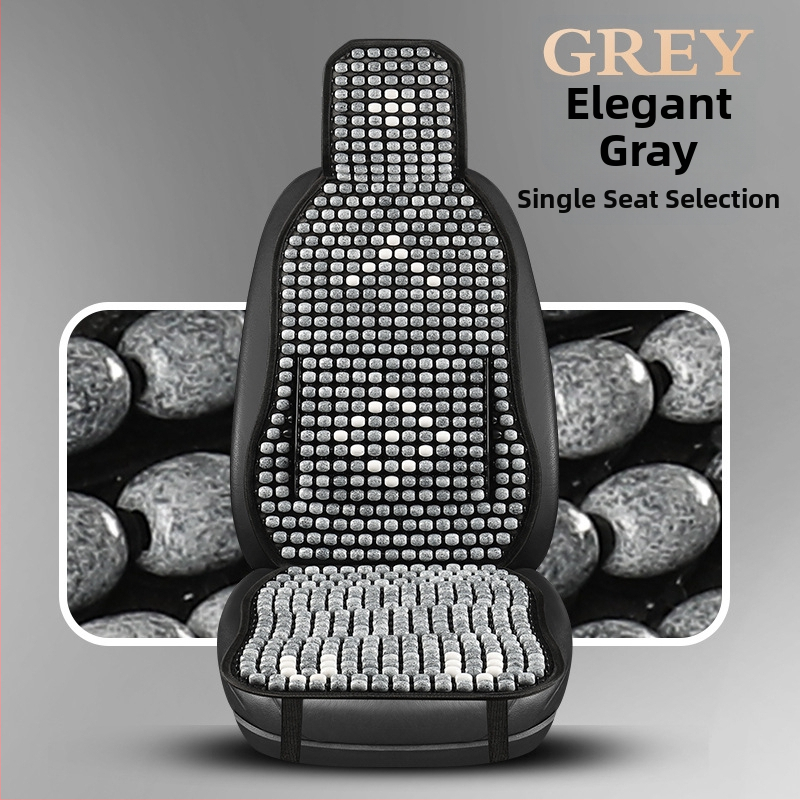 Autosedačová podložka s drevenými korálkami a bedrovou oporou, priedušná letná podložka (Materiál: voňavé drevo; Pôvod: Heilongjiang; Špecifikácia: Všeobecná)