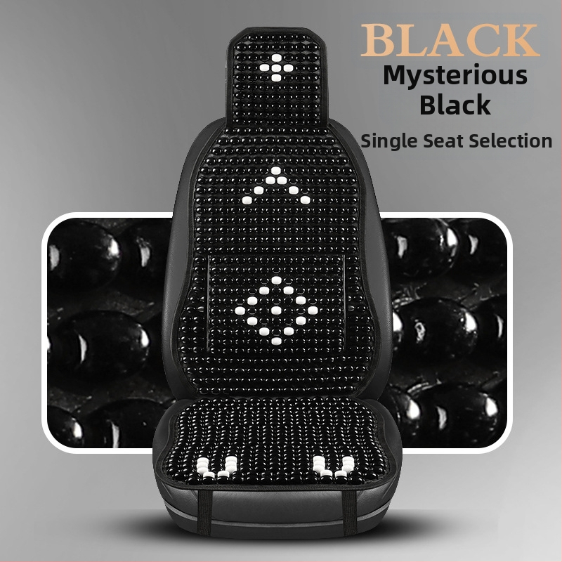 Autosedačová podložka s drevenými korálkami a bedrovou oporou, priedušná letná podložka (Materiál: voňavé drevo; Pôvod: Heilongjiang; Špecifikácia: Všeobecná)