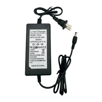 Punjač Li-ion 12.6V 3A/4A/5A s LED indikatorom za baterije 18650, ulaz AC 100-240V