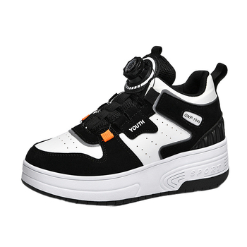 Heelys gyerekeknek – uniszex, kettős kerékkel, PU kerékkel, rejtett sarok, forgó csat, modell 866
