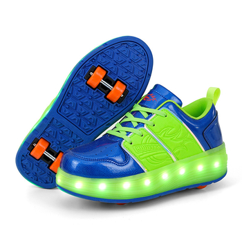 Step Lego Roller tenisice - Unisex, PU kotači, dvostruki red, četiri kotača