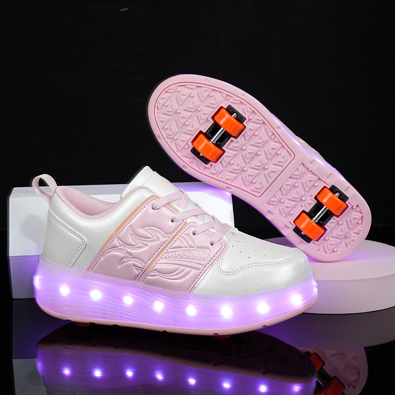 Step Lego Roller tenisice - Unisex, PU kotači, dvostruki red, četiri kotača