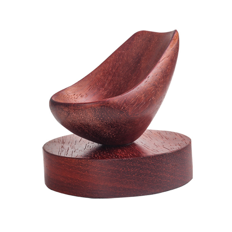 Ebony pipe holder s Rosewood bazom — Drveni stalak za izlaganje lula