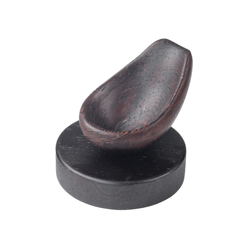 Ebony pipe holder s Rosewood bazom — Drveni stalak za izlaganje lula