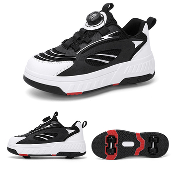 Dječje Heelys tenisice s dvostrukim kolima, bez svjetla, PU kotači, uklonjivi kotači