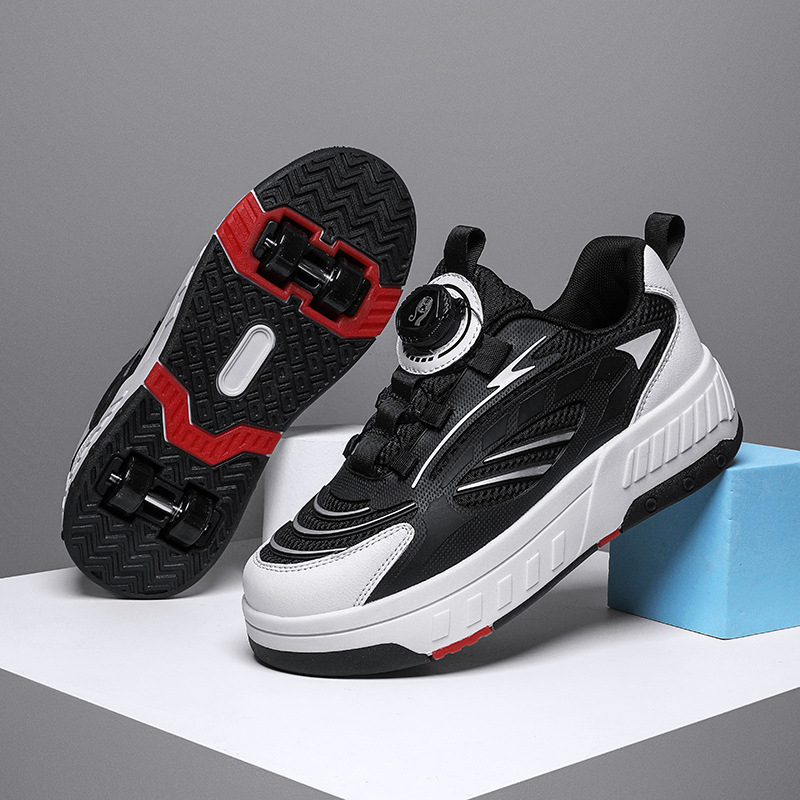 Dječje Heelys tenisice s dvostrukim kolima, bez svjetla, PU kotači, uklonjivi kotači