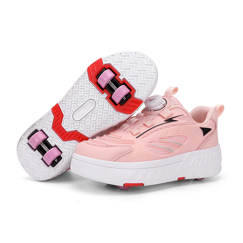 Dječje Heelys tenisice s dvostrukim kolima, bez svjetla, PU kotači, uklonjivi kotači