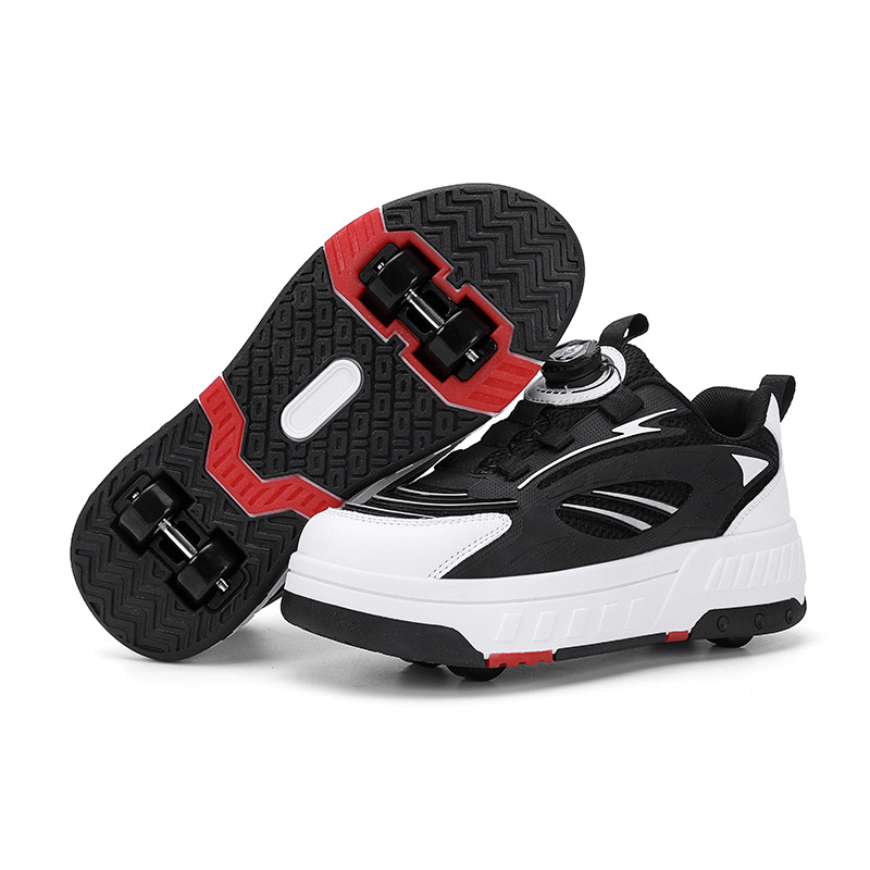 Dječje Heelys tenisice s dvostrukim kolima, bez svjetla, PU kotači, uklonjivi kotači