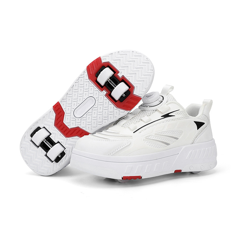 Dječje Heelys tenisice s dvostrukim kolima, bez svjetla, PU kotači, uklonjivi kotači