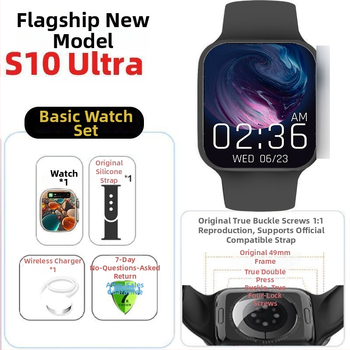 S10 Smart hodinky – Prémiová edícia s NFC offline platbou, meranie srdcovej frekvencie, Bluetooth hovory, magnetické nabíjanie, vodeodolné