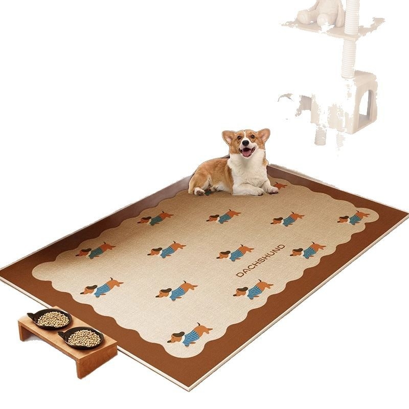 Állat‑padlómat – anti-karcoló dizájn, szálmentes, alkalmas kutyák számára (Anyag: Egyéb; Eredet: Egyéb; Termékkategória: Ice pad; Alkalmazható: Kutyák)