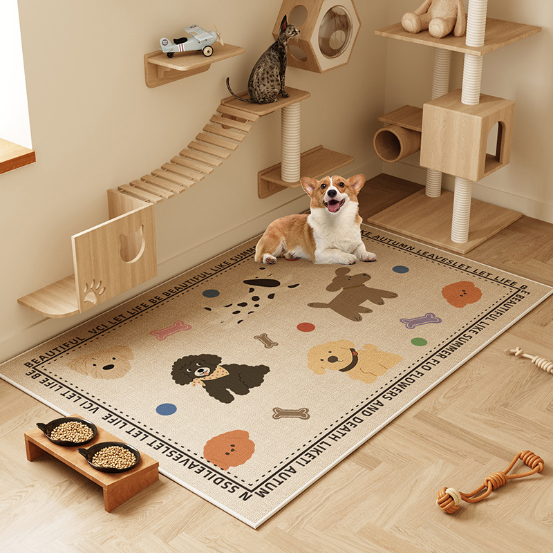 Állat‑padlómat – anti-karcoló dizájn, szálmentes, alkalmas kutyák számára (Anyag: Egyéb; Eredet: Egyéb; Termékkategória: Ice pad; Alkalmazható: Kutyák)