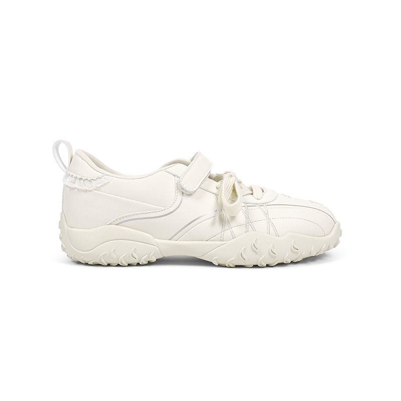 Adidași de antrenament cu Velcro, partea superioară din plasă respirabilă, PU talpă intermediară, talpă exterioară din cauciuc, talpă joasă