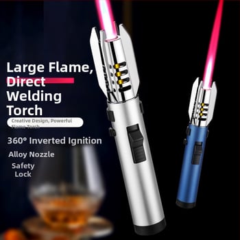 FOGSON metalni zapaljivač na butan otporan na vjetar s mogućnošću prilagodbe logotipa