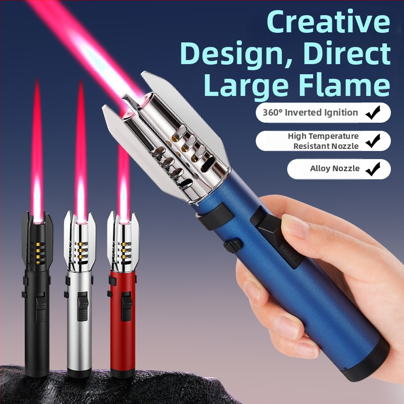 FOGSON metalni zapaljivač na butan otporan na vjetar s mogućnošću prilagodbe logotipa