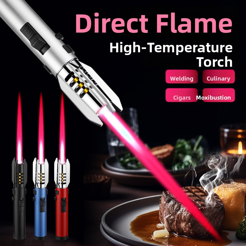 FOGSON metalni zapaljivač na butan otporan na vjetar s mogućnošću prilagodbe logotipa