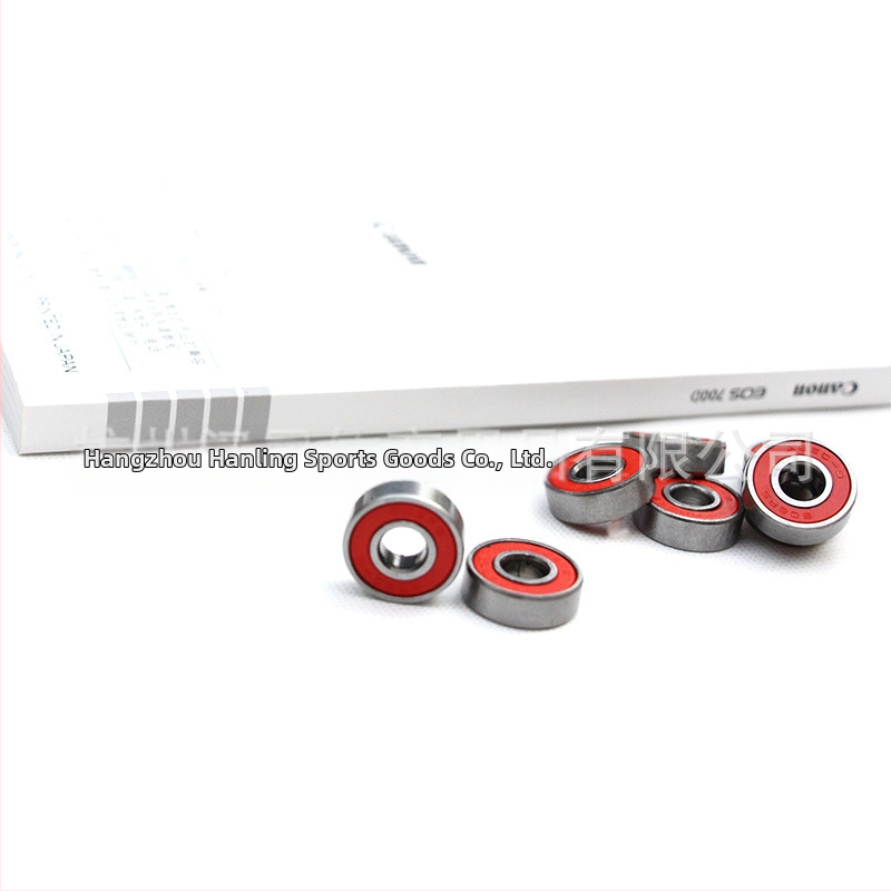 Fiberskate ložiská pre skateboard, karbónová oceľ, ABEC-9, kompatibilné so skateboardom a kolieskovými korčulkami