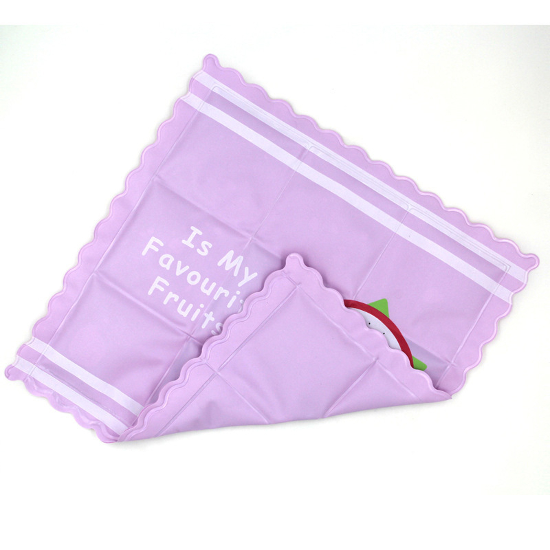 Karikatúrás hűtőpad irodai használatra, PVC-gél párna (Anyag: PVC • Töltet: víz • Stílus: karikatúra • Használat: hűtés és hőguta megelőzése)