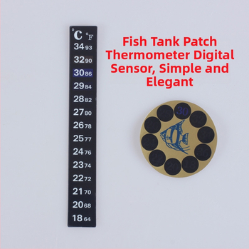 Akvarijný teplomer s plastovým telom a indukčným senzorom