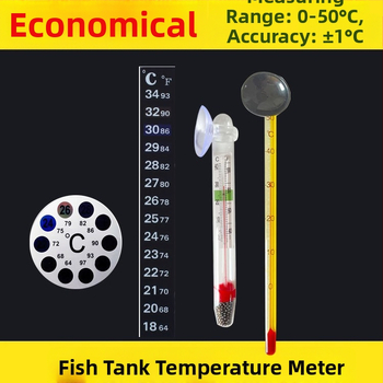 Akvarijný teplomer s plastovým telom a indukčným senzorom