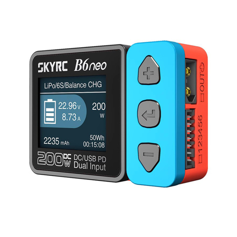 SKYRC B6neo pametni punjač (200W izlaz, PD80W, detekcija energije za bateriju)