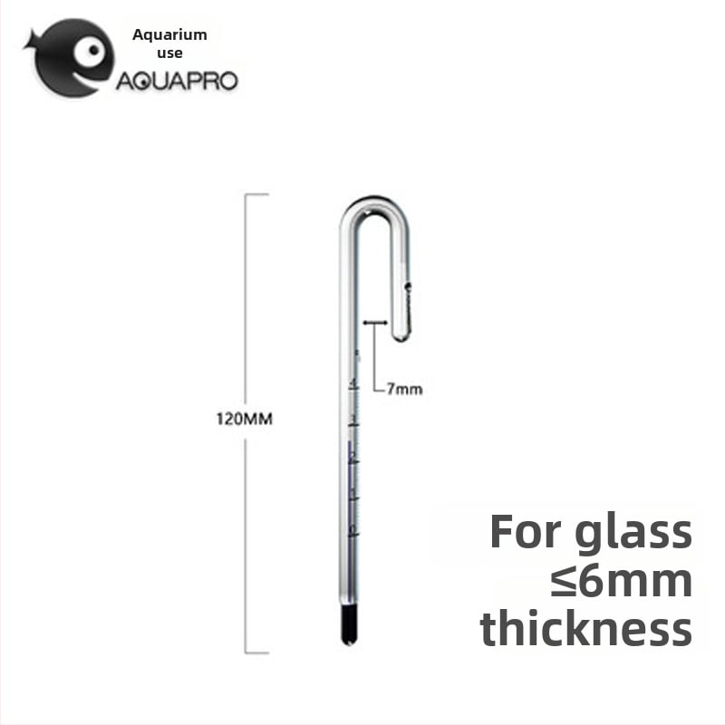 Akvarijski termometar - stakleni, mjeri temperaturu vode, za akvarije, visoka preciznost