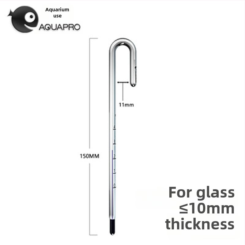 Akvarijski termometar - stakleni, mjeri temperaturu vode, za akvarije, visoka preciznost