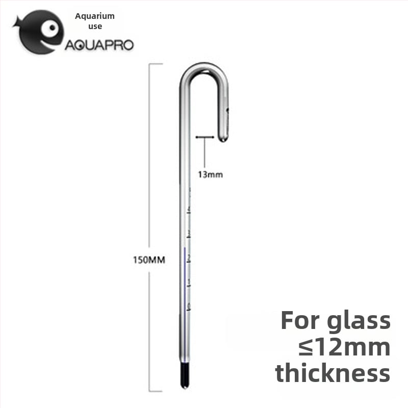 Akvarijski termometar - stakleni, mjeri temperaturu vode, za akvarije, visoka preciznost