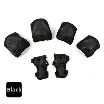 Detský ochranný set na kolieskové korčule pre deti: kolenné, lakťové a zápästné chrániče, 6-dielny set, materiál pena