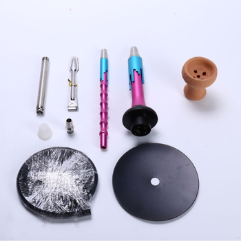 Fém hookah készlet - termék kód 1-001, többszöri használat, logó nyomtatás elérhető, nem importált