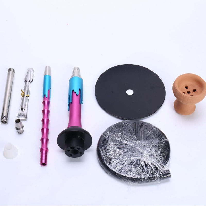 Fém hookah készlet - termék kód 1-001, többszöri használat, logó nyomtatás elérhető, nem importált